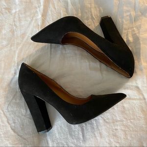 BRAND NEW Shoe Republic Black Suede Pumps